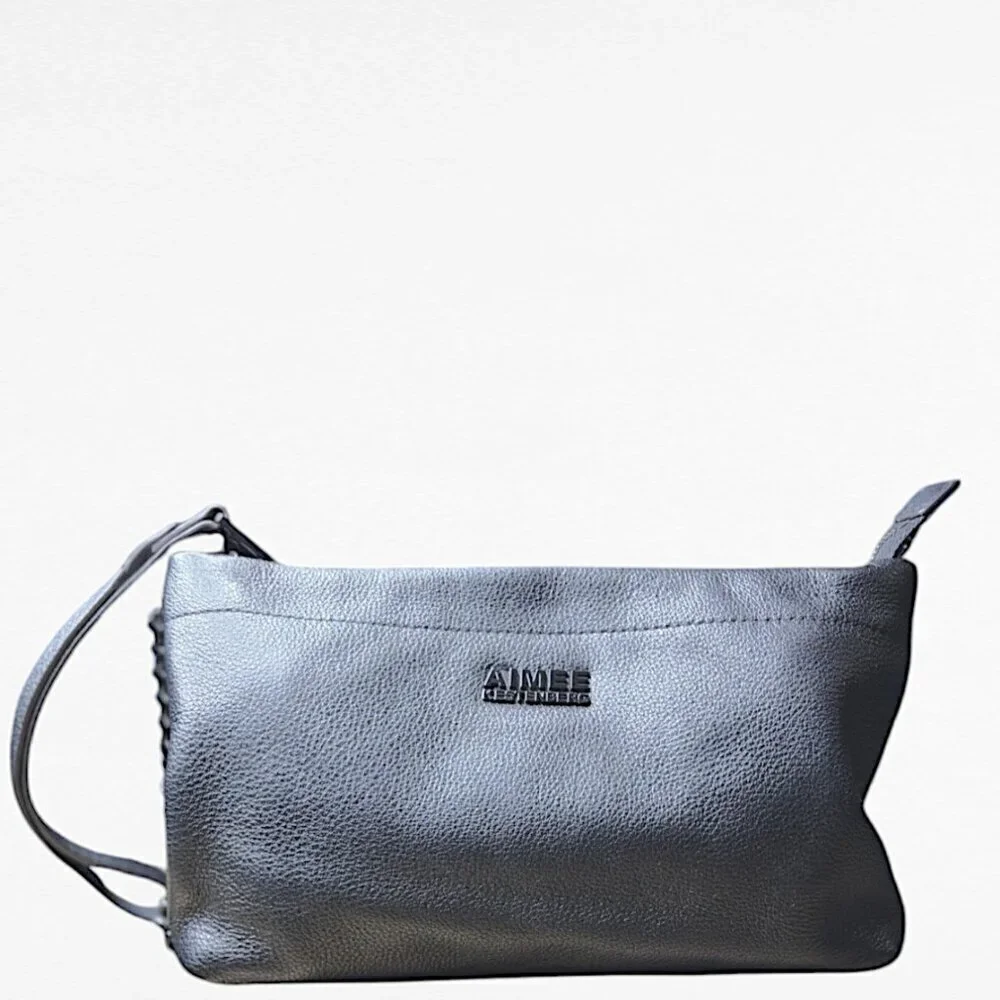 AIMEE KESTENBERG Fiery Convertible Chain Crossbody Clutch Bag In Black